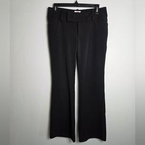 Merona Black Dress Pants Stretch Modern Fit Size 4